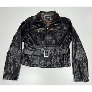 Xoxo Brown Girls Faux Leather‎ Jacket XL